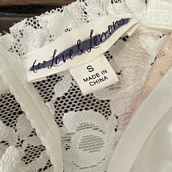 New! For Love And Lemons Lou lace bustier longline bra corset 1288 - Picture 5 of 13